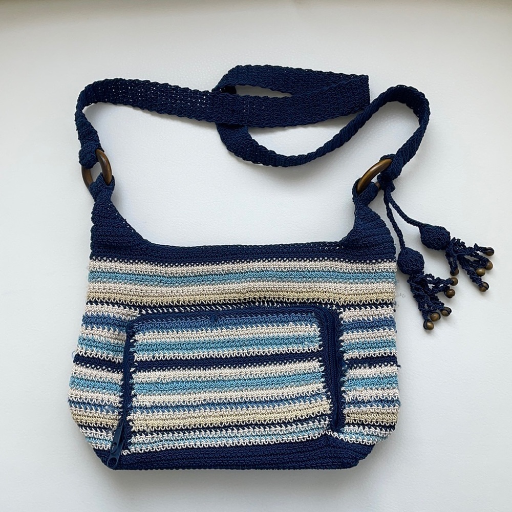Bohemian Crochet Mini Tote Bag